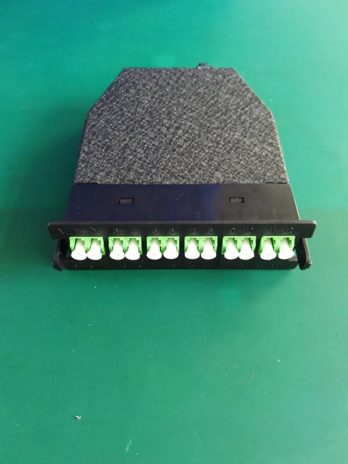 APC UPC επιτροπής μπαλωμάτων οπτικών ινών κασετών FTTH ενότητας MTP πυρήνας 12/24 2