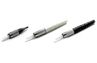Yellow LSZH cable DIN Fiber Optic Connector for Local Area Networks