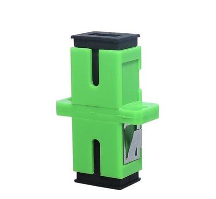 Green Duplex SC APC SM SX Optical Fiber Coupler
