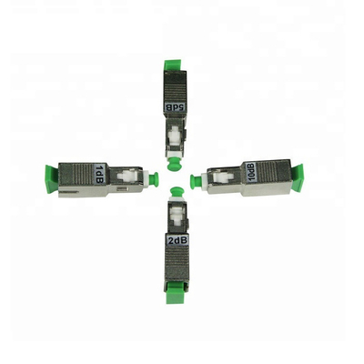 Male To Female Single Mode SC APC 30dB Fiber Optic Attenuator