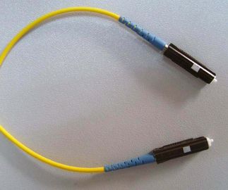 MU MU Single Mode Fiber Optic Patch Cord 9 / 125um For Telecommunication