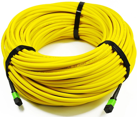 MPO / APC Fiber Optic Trunk Cable 24 Core 48 Core Sm Ofnp