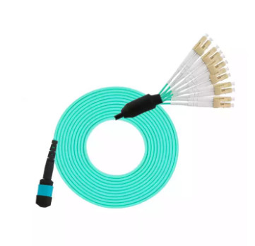 MPO UPC APC MPO LC στο σκοινί 12 μπαλωμάτων οπτικών ινών πυρήνας