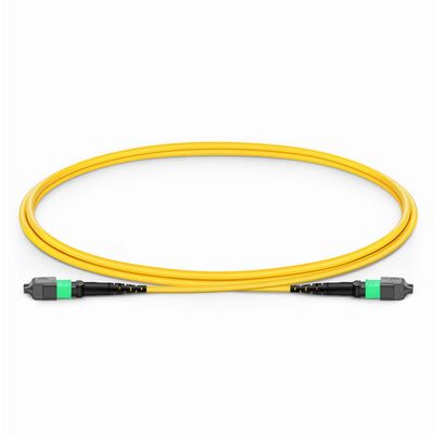 Ποιότητα Καλώδιο MPO Jumper με 0.35dB Low IL για πομποδέκτες 800G QSFP-DD και Ίνα G.657.A1 Bend Insensitive Εργοστάσιο